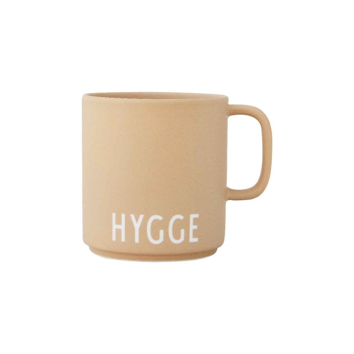 Design Letters Favourite, kop - Beige, H. 8,5 cm. D. 8 cm - Bahne